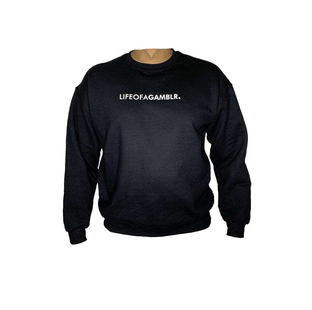 GAMBLR. - LIFEOFAGAMBLR. Crew Neck Sweater Black