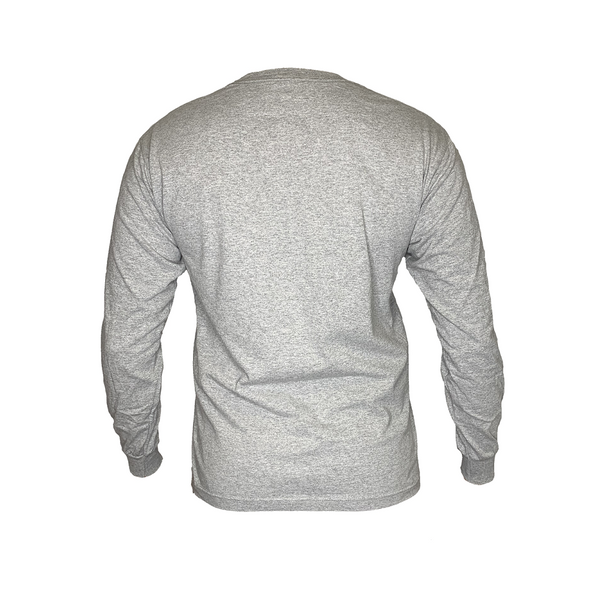 GAMBLR. - LIFEOFAGAMBLR.  Long Sleeve Grey Brand Shirt